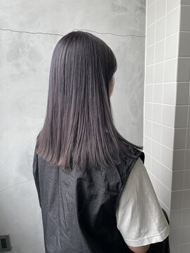 ティティ(TiTi) ラベンダーグレー×ブリーチカラー[TiTi_栗林れい]