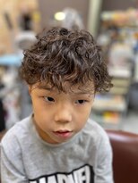 カットハウス パセリ&nbsp;お洒落キッズ☆スパイラルパーマ☆　　<理容室>/メンズ/バーバー