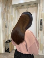 ナンバー アンフィール 渋谷(N° anfeel)&nbsp;【HIKARU】＠hikaru_cut  ココアブラウン　渋谷/道玄坂