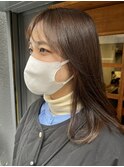 柔らかオレンジブラウン【uiic stylist rira】