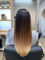 ナチュラル 美田園店(Natural) ハイトーン艶髪ストレート