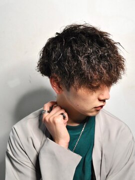 ヒロギンザ 青山店(HIRO GINZA) かき上げニュアンスマッシュサイドパート韓国マッシュフェード