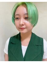 トエカグヤヒメ(toe kaguyahime) グリーン×ハンサムショート