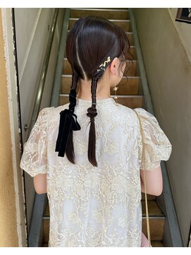 ロチカバイドールヘアー 心斎橋(Rotika by Doll hair) タイトツインアレンジ ◎