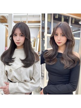 アフロートリノ(AFLOAT Leino) 似合わせ顔まわり　前髪　くびれヘア　韓国ヘア　似合わせ顔周り