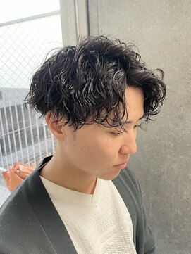 ワンズ リー 下北沢店(ONE's ly) ウルフ/アッシュブラック/カルマパーマ[下北沢/下北沢駅]