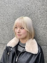 アオ(AO。)&nbsp;ホワイトブロンド/抜きっぱなしブリーチ/ホワイトベージュ