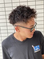 スウェル 柏店(Swell)&nbsp;ダークアッシュ/アッシュブラック/カルマパーマ/ベリーショート