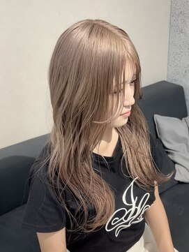 ローレン(Lolen.) ミルクティーグレージュ×レイヤーカット【野上翔平】