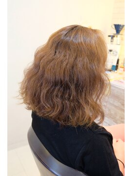 こころ カラー＋縮毛矯正