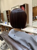 ピークアブー アヴェダ アトレ恵比寿(PEEK-A-BOO AVEDA)&nbsp;ローズピンク　ボブ