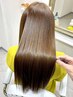 【毎月のメンテに】枝毛、前髪カット＋髪質改善カラー(根元)＋トリートメント