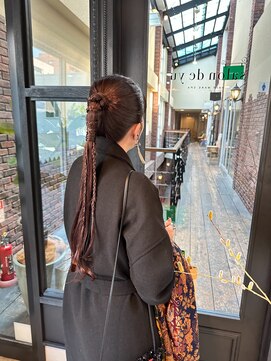 サロンドゥユウ(salon de yu) salon de yu/ 松原加奈#kana_arrange結婚式ヘアセット