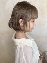 ニスル 町田店(NISURU)&nbsp;似合わせカット/大人ガーリー/ダークアッシュ/着物/町田/町田駅