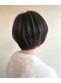 【CASA.mio】オリーブグレージュショートボブ