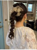 結婚式ヘアアレンジ