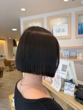 シエル バイ ケンジ 登戸 生田(CIEL by KENJE) パつっとボブ/縮毛矯正