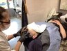 極上　ご褒美コース　カット　コラーゲン顔剃り　炭酸パック　トリートメント