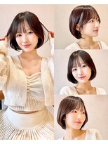 ヨリ サッポロ 札幌大通(yori SAPPORO) ニュアンスパーマ/センターパート/韓国マッシュ/ダークアッシュ