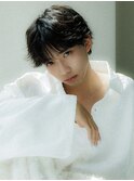 フェザーパーマ　ニュアンスパーマ　メンズパーマ　MOMO