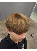 MEN’S HAIR/波巻ツイストスパイラル/フェザーパーマ/本町ｙ