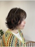 ミディアム大人パーマ