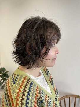 ブーケブラン(BOUQUET BLANC) ミディアム大人パーマ