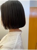 フラットボブスタイル