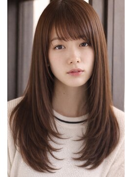 ワゴンバイアフロート(Wagon by afloat) セミロング20代30代ストレートレイヤー前髪なし前髪あり池袋