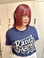 ヒビヲ 天神警固(HIBIO) レイヤーカットダブルカラーケアブリーチミルクティーベージュ