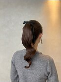 【ポニーテール】天神/天神駅/ヘアセット/早朝/推し活/ライブ