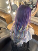 ヘアメイクサロン ゼロ(ZERO)&nbsp;夏っぽいカラフルスタイル★