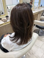 アッシュ 千歳烏山店(Ash)&nbsp;30代40代50代くびれミディアムくびれレイヤー髪質改善白髪ぼかし