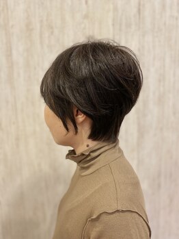 メルドゥ(Mel deux)の写真/蘇我で似合う可愛いショートへ！骨格と黄金比によるバランスで小顔効果も叶う扱いやすいフォルムを提案♪