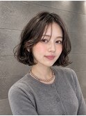 ゆるふわニュアンスボブパーマ☆
