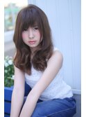 【Wish Hair】こじはる風アンニュイカールセミディ