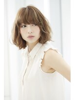 ラフさと甘さをミックス☆小顔ボブ