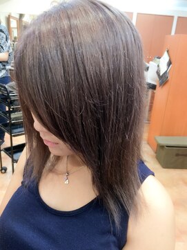 カルフール ロコ 草加西口店(Carrefour LOCO) Wカラー パープルシルバーアッシュ