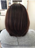 ナチュラルミディアムボブ