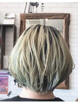 プラメーラ(PRAMEERA)&nbsp;ショートカット×ひし形ショートボブ×前髪あり20代30代40代 s03