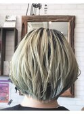 ショートカット×ひし形ショートボブ×前髪あり20代30代40代 s03