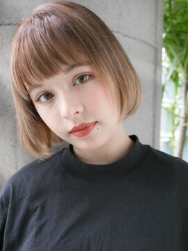 リリアン 表参道(relian) ミニボブ　シフォンベージュ