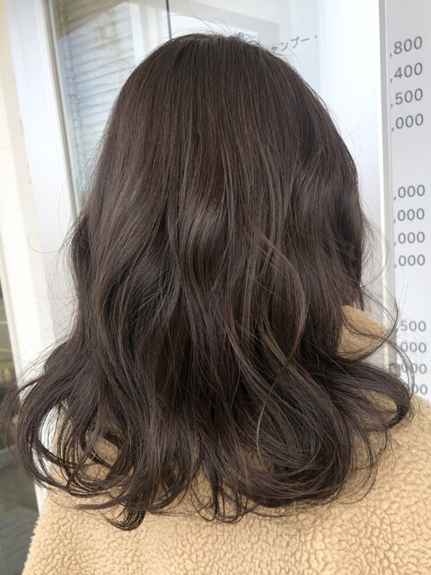 【AMAZING HAIR美沢店/山岸】ダークアッシュ×ラフウェーブ