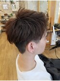 men'sがっつり刈り上げたヘア