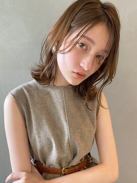 パーク(PARK) 【PARK】外ハネレイヤーロブ×シアーブラウン