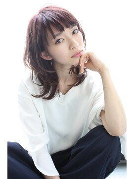 トゥーリ 長崎住吉店(tuuli) 大人可愛い20代30代40代黒髪前下がりひし形小顔ミニウルフ☆