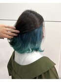 インナーグラデーションカラー　マーメイドカラー