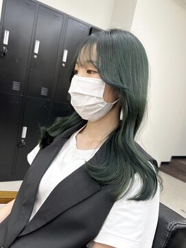 アリープパロット(ALEAP parrot) 韓国レイヤー×モスグリーン【ALEAP parrot/多賀】