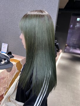 ペレ 栄店(PELE) 前髪/マチルダボブ/ピンクベージュ/インナーグレージュ/栄