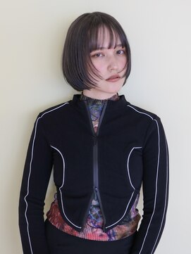 ロジェ(loje) 【loje】中明度グレージュボブ/切りっぱなしボブ/美髪